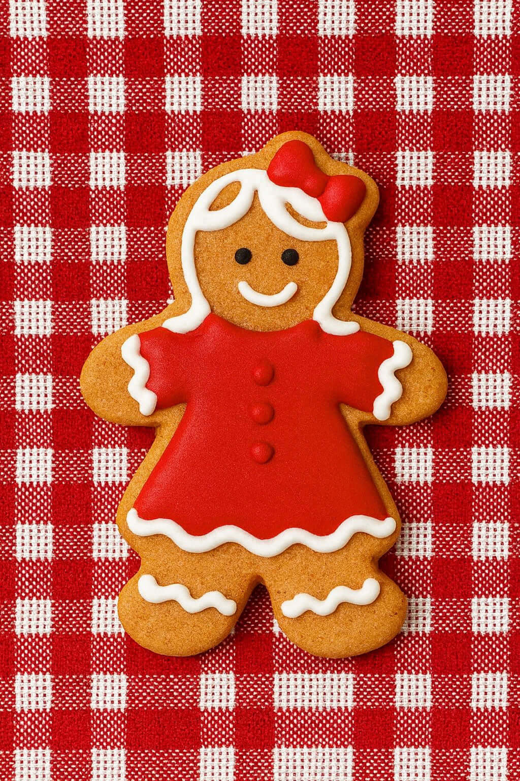 3 inch Gingerbread Girl Metal Cookie Cutter ideal for baking festive cookies with a cheerful gingerbread girl design.