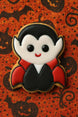 Vampire cookie from a 4 inch Count Dracula Vampire Metal Cookie Cutter