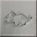 4 inch Triceratops Metal Cookie Cutter