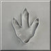 4 inch Dinosaur Foot Print Metal Cookie Cutter