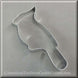 4.5 inch Cardinal Metal Cookie Cutter