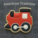 train cookie from a 2.25 inch Mini Locomotive Metal Cookie Cutter
