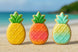 3 inch Pineapple Metal Cookie Cutter makes 3 different pineapple cookies