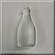 5.5 inch Champagne Bottle Metal Cookie Cutter