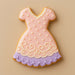 Cookie from a 4 inch Dress Metal Cookie Cutter