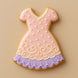 Cookie from a 4 inch Dress Metal Cookie Cutter