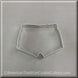3.5 inch Shorts or Swim Trunks Metal Cookie Cutter