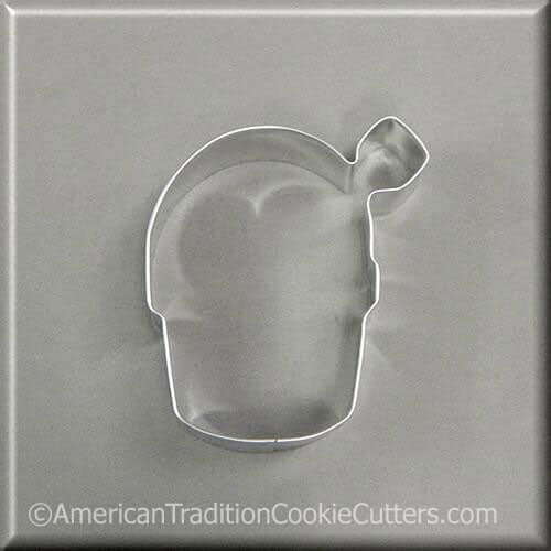 3.5 inch Beach Bucket Pail with Shovel Metal Cookie Cutter