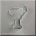 4 inch Margarita Glass Metal Cookie Cutter