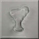 4 inch Margarita Glass Metal Cookie Cutter