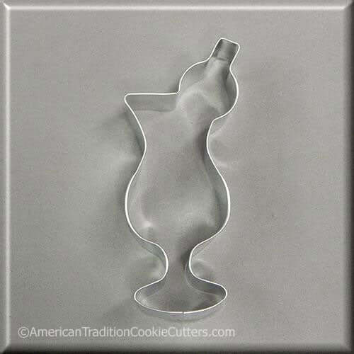 4 inch Hurricane Glass Metal Cookie Cutter