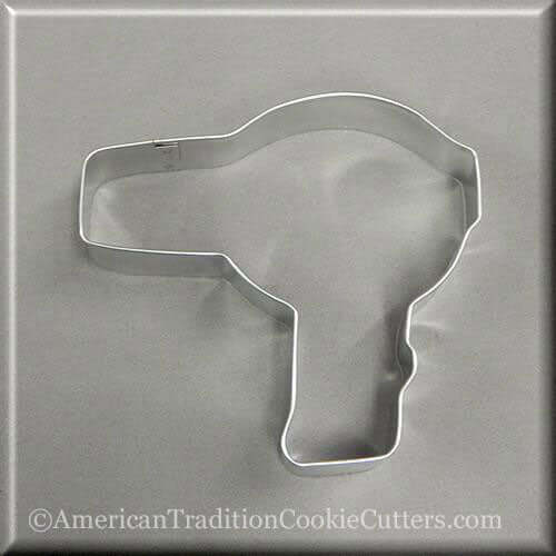 4 inch Hair Dryer Metal Cookie Cutter