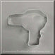 4 inch Hair Dryer Metal Cookie Cutter