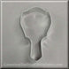 4.5 inch Hand Mirror Metal Cookie Cutter