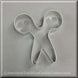 4 inch Scissors Metal Cookie Cutter