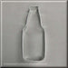5 inch Beer Bottle Metal Cookie Cutter