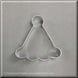 3.5 inch Party Hat Metal Cookie Cutter