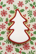 Cookie from a 3.25 inch Christmas Tree Metal Cookie Cutter