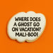 Plaque cookie with a joke from a 4.5 inch Plaque Metal Cookie Cutter