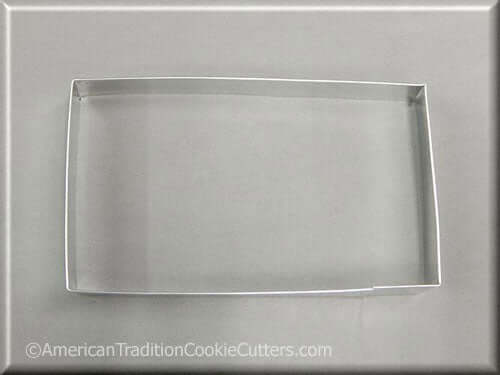 6.56 inch Gingerbread House Roof Metal Cookie Cutter