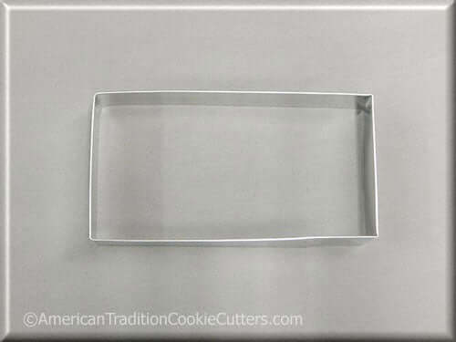 5.63 inch Gingerbread House Front Back Metal Cookie Cutter