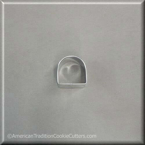 1.125 inch Gingerbread House Arched Window Cookie Cutter