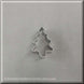 2 inch Mini Tree with Star Metal Cookie Cutter
