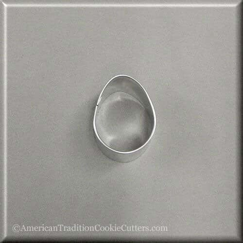 1.75 inch Mini Easter Egg Metal Cookie Cutter