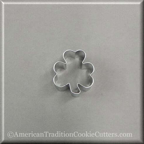 1.75 inch Mini Shamrock Metal Cookie Cutter