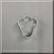 2 inch Mini Bunny Rabbit Foot Metal Cookie Cutter