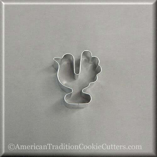 2 inch Mini Turkey or Rooster Metal Cookie Cutter