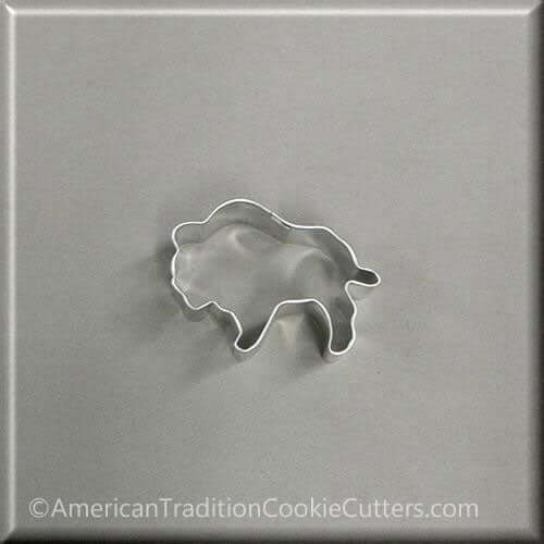 2.25 inch Mini Buffalo Metal Cookie Cutter