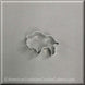 2.25 inch Mini Buffalo Metal Cookie Cutter