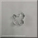 2 inch Mini Baby Carriage Metal Cookie Cutter