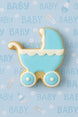 2 inch Mini Baby Carriage Metal Cookie Cutter