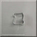 2 inch Mini Naughty Nice Scroll Diploma Metal Cookie Cutter