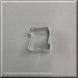 2 inch Mini Naughty Nice Scroll Diploma Metal Cookie Cutter