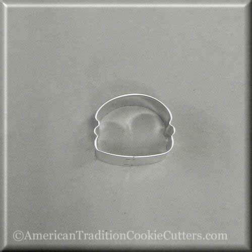 1.5 inch Mini Hamburger Metal Cookie Cutter