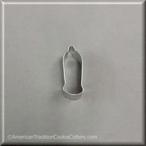 2 inch Mini Condom Metal Cookie Cutter