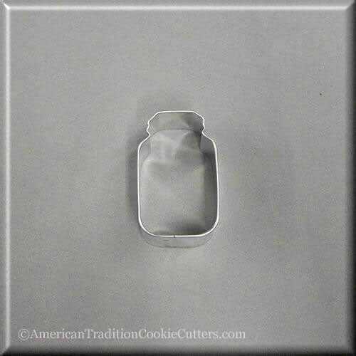 2 inch Mini Mason Jar Metal Cookie Cutter