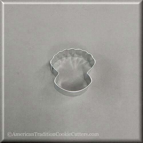 2 inch Mini Oyster Clam Shell with Pearl Metal Cookie Cutter