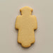 4.75 inch Graduation Graduate Metal Cookie Cutter shaped cookie on a neutral background.