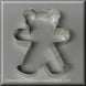 4 inch Teddy Bear Metal Cookie Cutter