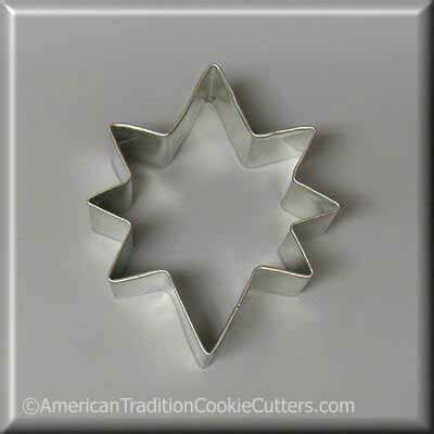 3.5 inch Star of Bethlehem Moravian Star Metal Cookie Cutter