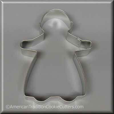 5 inch Gingerbread Girl Metal Cookie Cutter