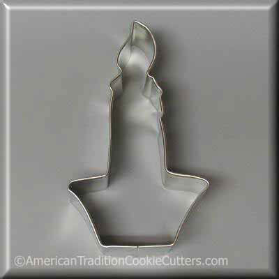 4 inch Candle Metal Cookie Cutter