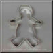 5 inch Gingerbread Boy Metal Cookie Cutter
