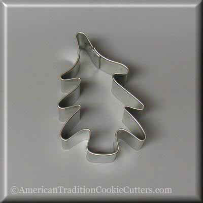 3 inch Folk Tree Metal Cookie Cutter