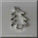 3 inch Folk Tree Metal Cookie Cutter