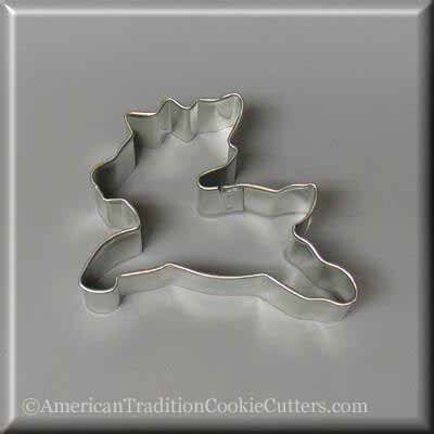 3 inch Reindeer Metal Cookie Cutter